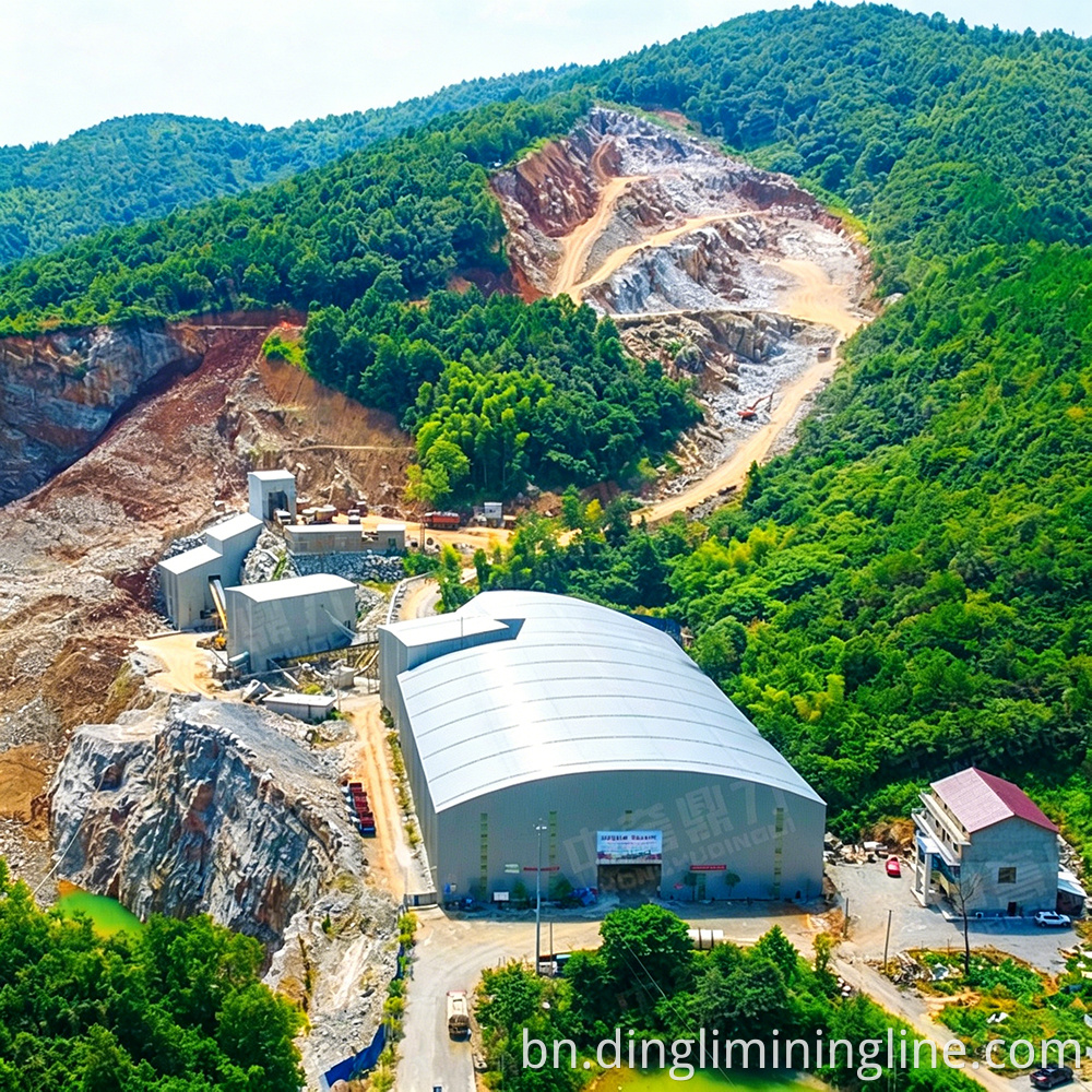 quarry aggregate production line